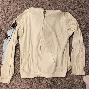 freecity zip up- light lime green